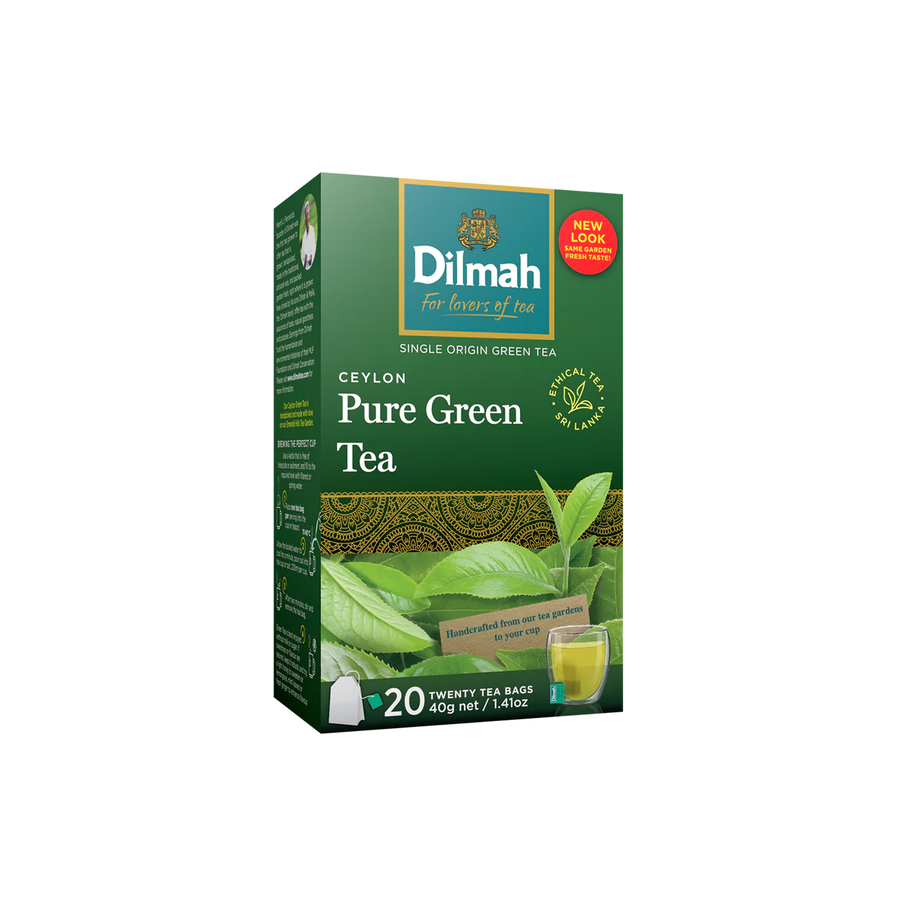 Pure Green Tea tagged 20's by Dilmah