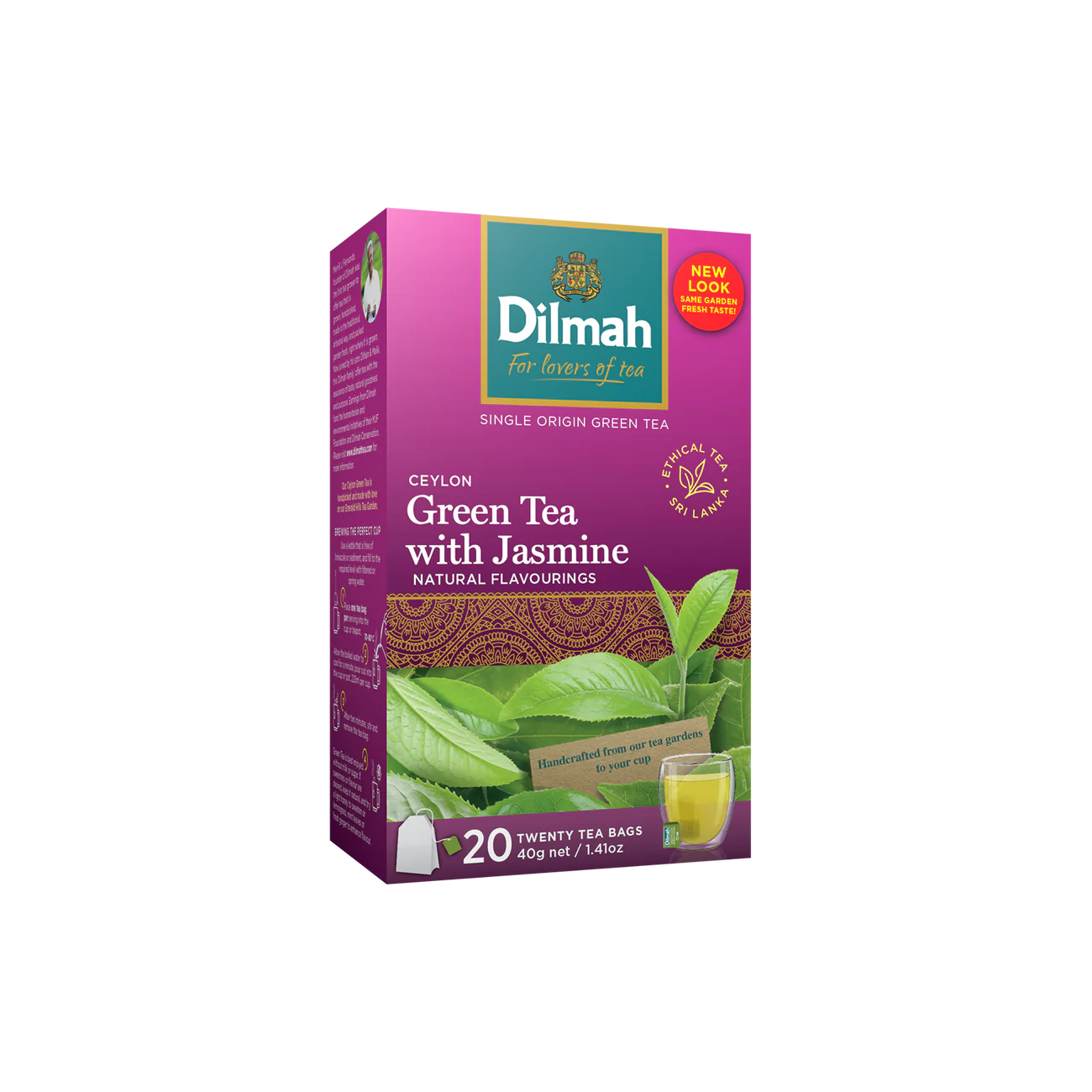 Green Tea with Jasmine tagged 20's by Dilmah