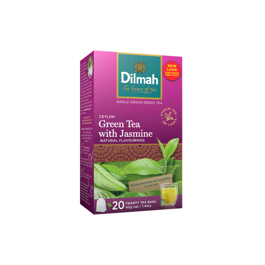 Green Tea with Jasmine tagged 20's by Dilmah