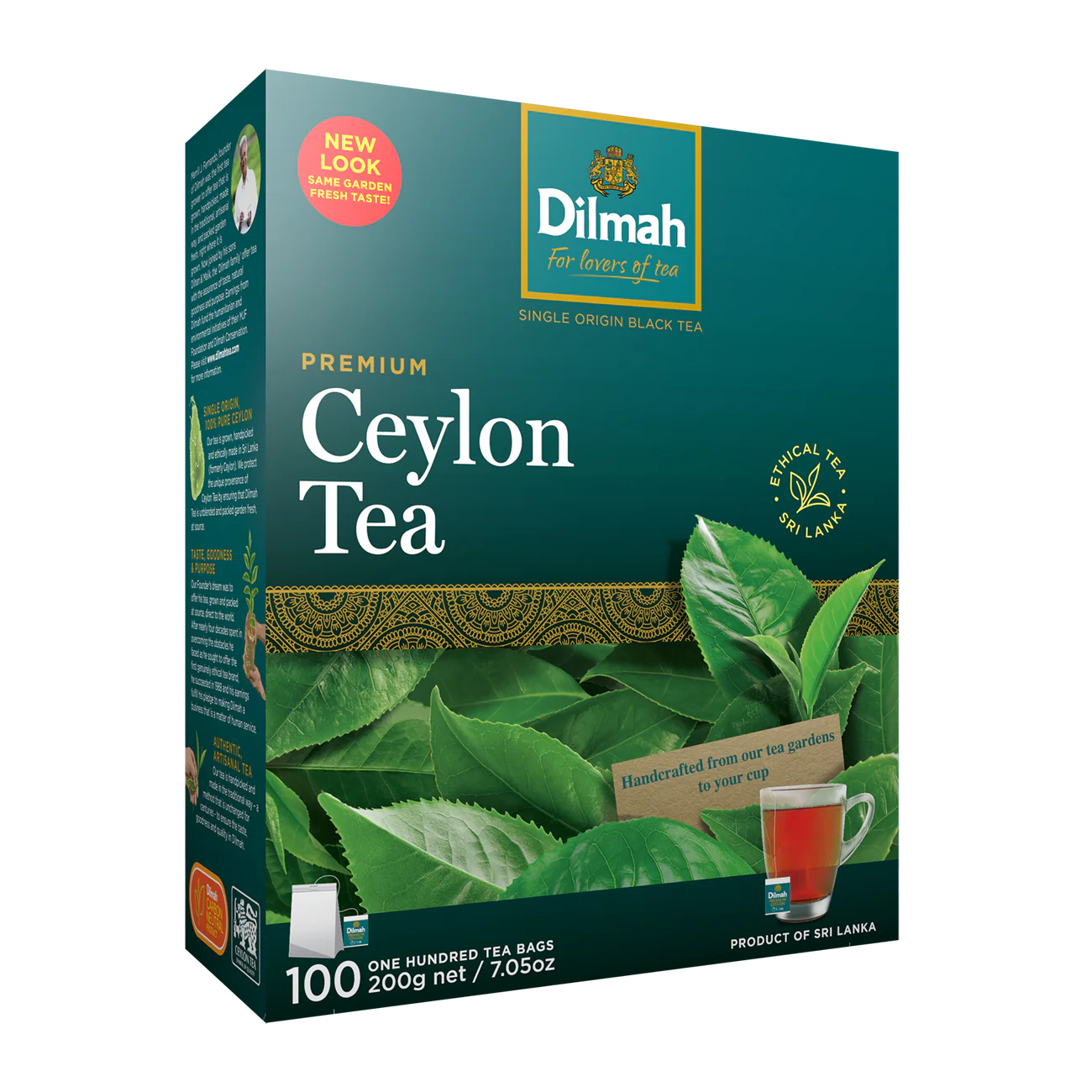 Ceylon Tea tagged 100's by Dilmah